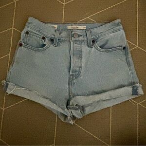 Levi’s Light Blue Denim Shorts